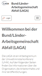 Mobile Screenshot of laga-online.de